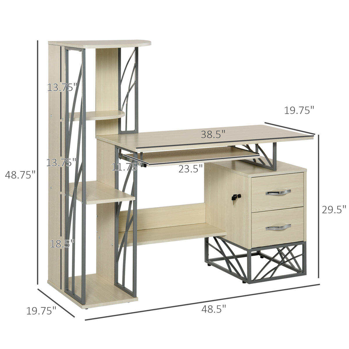 Inbox Zero Corner Desk & Reviews Wayfair
